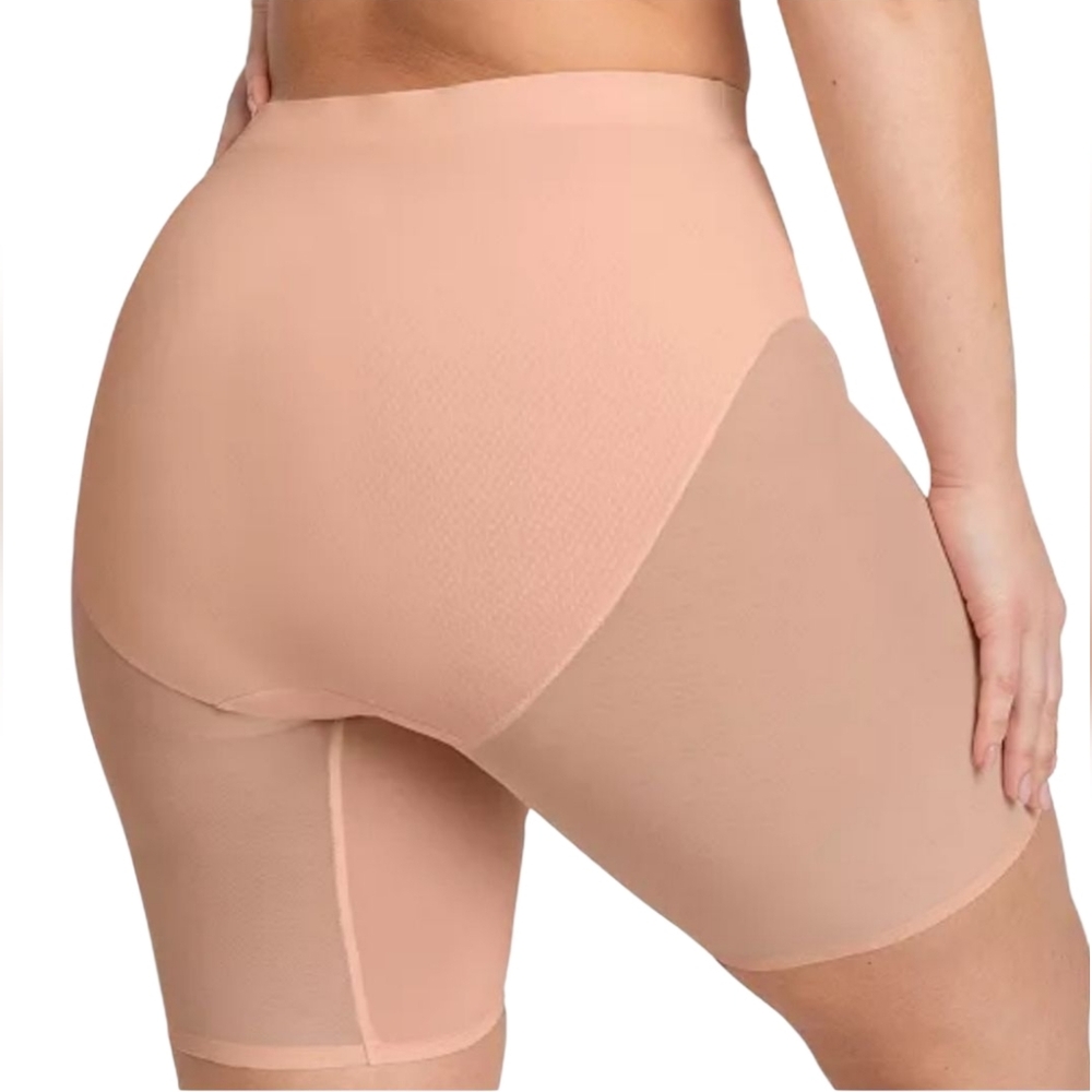 Shapermint Everyday Empower Mesh Shaper Shorts‎ Latte 2XL High Rise 52002 - Picture 3 of 11